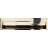 Nacario System 2163 Gold Renk Gömme Kulp 160 mm Renksiz Tek Ebat SSY2163 0160 Gl-Gl