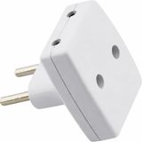 Nacario T Tipi Golyat Fiş Priz Dönüştürücü, Universal Çok Amaçlı Adaptör, Yüksek Dayanıklı Sert Plastik, 220V Uyumlu, Ev Ofis Seyahat Kullanımı Için Güçlü Priz Çevirici