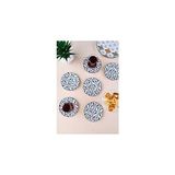Nacario Tabakevi Tabak Evi Porselen Mia Çay Tabak Takımı 12CM 6 Parça FLY6ÇTPRS1210