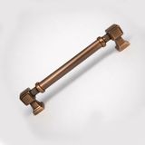 Nacario Talas Düz Antik Bakır Çekmece Dolap Kulp 128 mm Metal Mobilya Mutfak Banyo Vestiyer Kulbu