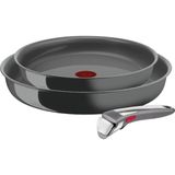 Nacario Tefal Ingenio Ceramic Renew Indüksiyon Tabanlı 3 Parça Tava Seti
