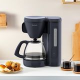 Nacario Tefal Morning Siyah Filtre Kahve Makinesi 1 lt Kapasite Otomatik Kapanma Özelliği ile