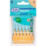 Nacario Tepe Blister X-Soft 0.45 mm - Turuncu Diş Arayüz Fırçası (1x 6 Adet)