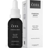Nacario The Ceel Aha Bha Aktif Kömürlü Siyah Yüz Serumu 30 Ml, Niacinamide Içeren Gözenek Sıkılaştırıcı ve Leke Karşıtı Günlük Peeling, Siyah Nokta ve Cilt Kusur Azaltıcı