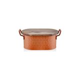 Nacario The Mia Prizma Ekmek Saklama Kabı Terracota 40X22X18 cm