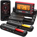 Nacario Thermopro TP980 Tempspike Pro Wi-Fi ve Mobil Uygulama Destekli, Sınırsız Menzilli 4 Problu Dokunmatik Akıllı Barbekü Istasyonu