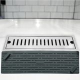 Nacario Tineke Siyah Renk Uzun Model Kötü Koku Önleyici Silikon Mat Banyo Mutfak Lavabo Balkon Gider Tıpası Kapağı
