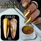Nacario Tirnak Ayna Krom Tozu Gold(Altin)