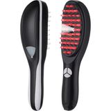 Nacario Titreşimli Saç Masaj Tarağı, Saç Büyümesine Yardımcı, Saç Derisine Etkili Masaj, Kırmızı ve Mavi Işıklı, Buhar Püskürten Tasarım, 15 ml Geniş Sıvı Haznesi, Şarjlı LED Işıklı Saç Bakım Masaj Aleti