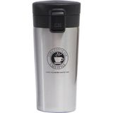 Nacario Togg T10X Araç Bardaklığına Uyan 304 L Çelik Gri 500 ml Kahve El Termos Mug