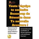 Nacario Toute L'équipe Te Souhaite Beaucoup De Réussite Dans Ta Nouvelle Aventure ! Carnet De Messages Pour Homme Et Femme, Surprises Et Humour À Chaque Page, ... Sur Le Départ, Félicitations, Bravo !