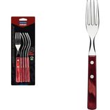 Nacario Tramontina Churrasco 21198/716 Biftek-Steak Çatalı (6lı Blister)