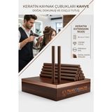 Nacario Transformacion Professional Saç Kaynak Keratin Çubuğu, 12 Adet Kahve Güçlü Yapıştırıcı Keratin Kaynak Çubukları 720352