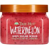 Nacario Tree Hut Karpuz Shea Şeker Fırçası, 510,3 G, Ultra Nemlendirici ve Peeling Fırçası, Temel Vücut Bakımı Beslemek Için