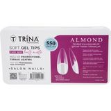 Nacario Trina Soft Jel Takma Tırnak - Almond (Yarı Mat) 550' Li - 20