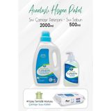 Nacario Turmepa Sıvı Çamaşır Deterjanı 2 Lt, Sıvı Sabun 500 ml ve Çamaşır Sulu Havlu 100'LÜ