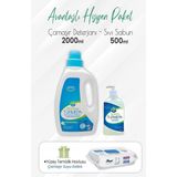 Nacario Turmepa Sıvı Sabun 500 Ml, Çamaşır Deterjanı 2 Lt ve Çamaşır Sulu Yüzey Temizlik 100'LÜ