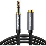 Nacario Ugreen 3.5 mm Jack Ses Aux Uzatma Kablosu, Siyah 5 Metre