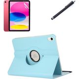 Nacario Undeplus iPad 5. Nesil 6. Nesil/air 1 Air 2 9.7" ile Uyumlu Kılıf Dönen Tablet Kilifi Ekran Koruyucu+Kalem