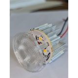 Nacario Unikom 10'lu Paket Dekoratif Yuvarlak Tente Içi(Kasasız) LED Armatür 12V - Beyaz Işık (6500K)