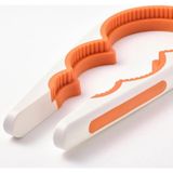 Nacario Uppfylld Kavanoz Açacağı, Beyaz-Turuncu, 21 Cm, 3-7 cm Kapak Çapı Için