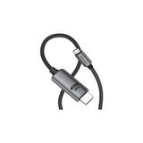 Nacario Usb-C To HDMI Kablo, 2 Metre, 4K60Hz, 18GBPS, Type-C To HDMI Görüntü Kablosu, Thunderbolt 5/4/3 Uyumlu