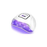 Nacario Uv Kalıcı Oje Kurutma Makinesi, 45 Adet Led’li Hızlı Kurutma, LCD Ekranlı, Kalıcı Oje ve Protez Tırnak Kurutma, Güzellik Merkezi, Kuaför ve Ev Için Uygun Uv Kalıcı Oje Tırnak Kurutma Makinesi