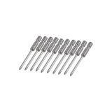 Nacario Uxcell 10 Adet Altıgen Mıknatıslı Tornavida Ucu, 6 Mm, 65 mm Uzunluk, Ph0 Haç Tip