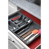 Nacario Uzayabilen Çekmece Içi Çatal Bıçak Kaşıklık – Füme Kayar Düzenleyici Organizer, Ayarlanabilir (29,5 x 53,5 Cm)