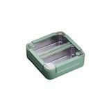 Nacario Vagonlife Bento 1100ML Lunchbox Tek Katlı 2 Bölmeli Paslanmaz Çelik Sefer Tası Yemek Kutusu (Yeşil)