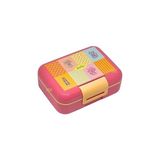Nacario Vagonlife Bento 1600ML Lunchbox Sevimli Kedi Desenli Tek Katlı 2 Bölmeli Pp Plastik Sefer Tası Yemek Kutusu