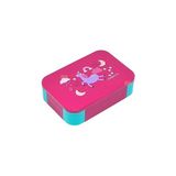 Nacario Vagonlife Bento 900ML Lunchbox Tek Katlı 2 Bölmeli Pp Plastik Çocuk Sefer Tası Yemek Kutusu (Pembe)