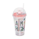 Nacario Vagonlife Pipetli Su Matarası 450ML Bpa Free Kırmızı Spor Şişesi
