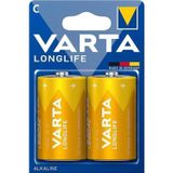 Nacario Varta Longlife Power Alkalin Orta Boy C Pil (2'Li Paket)