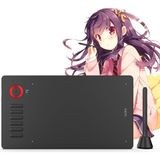 Nacario Veikk A15 Pro 10X6 Inç Profesyonel Grafik Tablet, 8192 Seviye Pilsiz Kalem, 12 Kısayol Tuşu ve Döner Kontrol Düğmesi, Windows/mac/android Uyumlu
