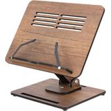 Nacario Vigo Wood - Dykos Yükseklik Ayarlanabilir Katlanabilir 360º Dönebilen Kitap Okuma ve Laptop Standı