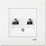 Nacario Viko Karre Beyaz Data+Nümeris CAT5E+CAT3 A.opp