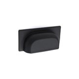 Nacario Vira Siyah 64 mm Metal Modern Kulp Mobilya Çekmece Dolap Kapak Kulpu Vintage Modern Uyumlu