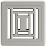 Nacario Vitra V-Flow Kare 5606982 Duş Kanalı, Yandan Çıkışlı, 15X15 Cm, Dk 800 Kapak, Mat Krom