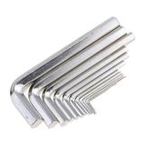 Nacario Vıvaluxe 9 Parça Çelik Alyan Anahtar Seti,1,5 mm ve 10 mm Arası Kısa Düz Köşe Allen Anahtar Takımı, Isı Işlem Görmüş Dayanıklı Çelik, Ergonomik Taşıma Aparatlı, Mobilya, Bisiklet ve Tamir Işleri Için