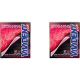 Nacario Vivident Storming Çilek Aromalı Şekersiz-Tatlandırıcılı Şerit Sakız 33G (2 Adet)
