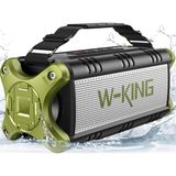 Nacario W-Kıng Bluetooth Hoparlör, 90W Maksimum Dış Mekan Hoparlörü, 50W Derin Baslı Kablosuz Taşınabilir Hoparlör, Büyük Boombox Sesi, Ipx6 Su Geçirmez, 40H, Eq, Çift Eşleştirme, Subwoofer * 2, Tf