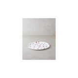 Nacario Watermellies Plastik Tepsi Beyaz - Kırmızı, 36 x 25 x 10 cm