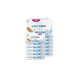 Nacario Waterwipes Yeni Doğan & Hassas Ciltler Için 720 Yaprak Bebek Islak Mendili (12 x 60 Adet), Bitki Tabanlı