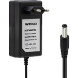 Nacario Weko 14.4 Volt - 1 Amper 5.5*2.5 Uçlu Plastik Işıklı Kasa Priz Tip Adaptör