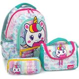 Nacario Wia Unicorn Kız Çocuk Okul Sırt Çantası, Standart, SWG-005, Turkuaz, Kız-Çocuk
