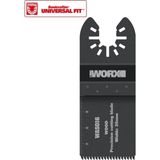 Nacario Worx WA5016 Çok Amaçlı Raspalama Makinesi Için 35X40MM Ahşap ve Pvc Universal Hassas Kesme Bıçağı
