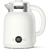 Nacario Xenon Smart Akıllı Kettle Paslanmaz Çelik Çift Katmanlı Wi-Fi Mobil Uygulama ile Uzaktan Kontrol Edilebilen Otomatik Kapanma Hızlı Kaynatma Kaçak Akım Korumalı Su Isıtıcı 1.5 Lt (Krem) X7101