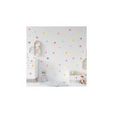 Nacario Xspring Duvar Çıkartmaları, 8 Sayfa Dıy Ev Dekorasyonu, Çocuk Odası, Yatak Odası, Oturma Odası ve Oyun Odası Için Çıkarılabilir Renkli Duvar Stickerları (Yıldız Desenli)