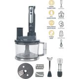 Nacario YH-1420 Mutfak Robotu – El Blenderı, Doğrayıcı, Rende ve Çırpıcı Seti